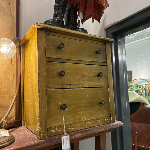 Vtg. (3) Drawer Doll Chest