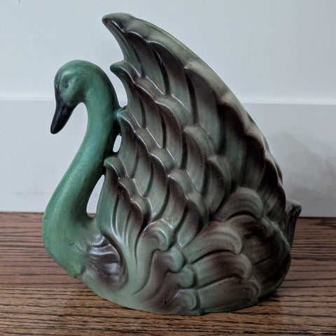 Early Vintage Swan Planter 9x9