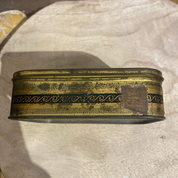 Vintage English Equestrian Tin 6" x 2"