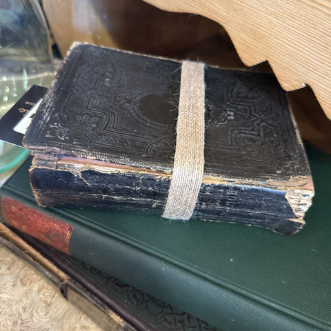 1871 Leather Holy Bible as found