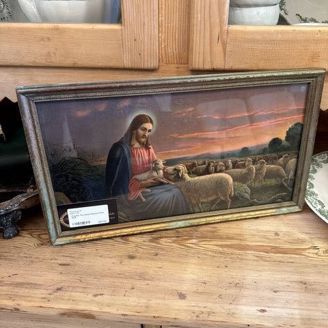 Framed The Good Shepard Print 9x16