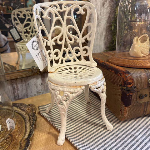 Cast Iron Doll Chair