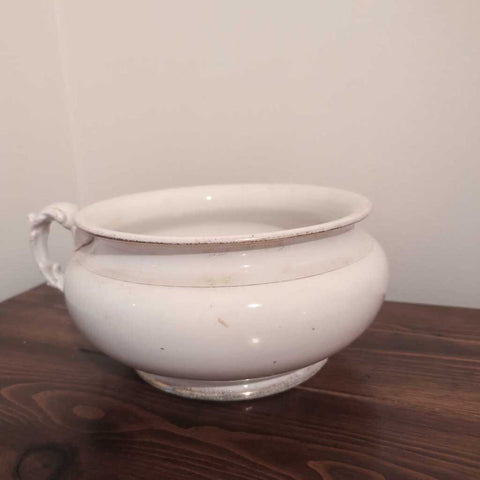 Vintage English Ironstone Chamber Pot