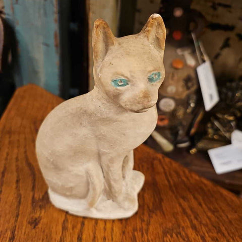 Vintage chalkware cat