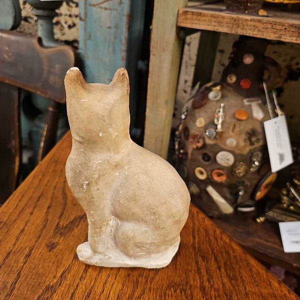 Vintage chalkware cat