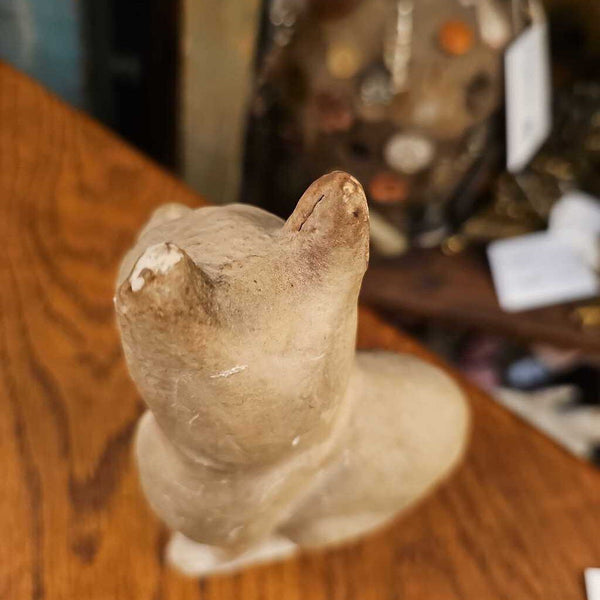 Vintage chalkware cat