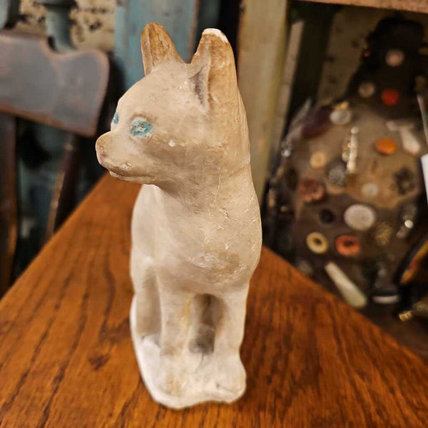 Vintage chalkware cat