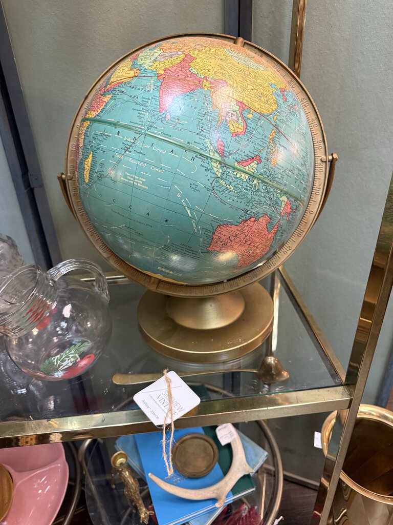 Vintage Cram's Imperial World Globe 12inch W1694
