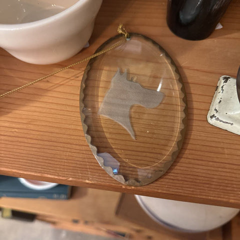 Glass Dog silhouette