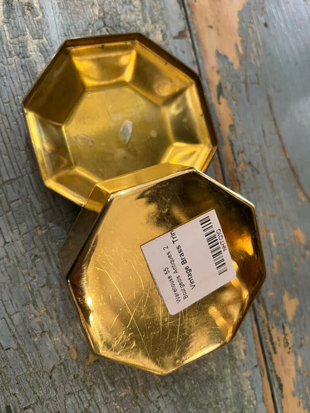 Vintage Brass Trinket Box