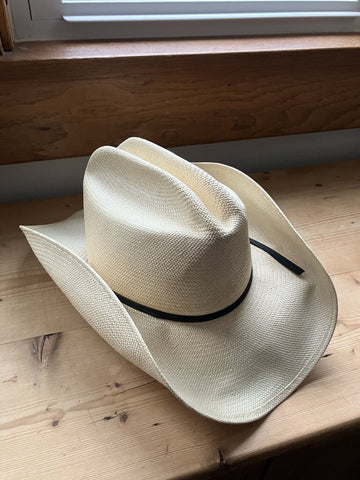 Straw cowboy hat