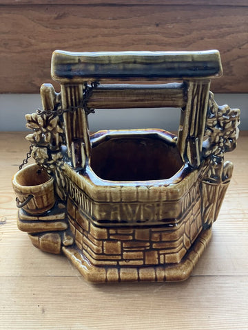 Vintage Wishing Well Vase