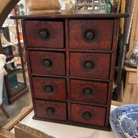 Wood Spice Cabinet