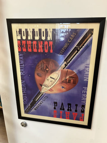 French Train Poster Paris/London