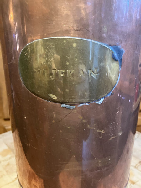 Vintage Copper Coal Scoop/Umbrella stand