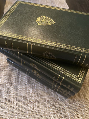 Vintage Green Leather Book