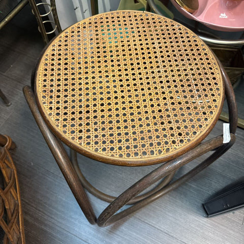 Bentwood Ottoman with Caning (16" high) W1715