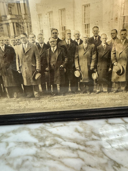 Framed Photograph of 1931 IRS (11"x33.5") W1719