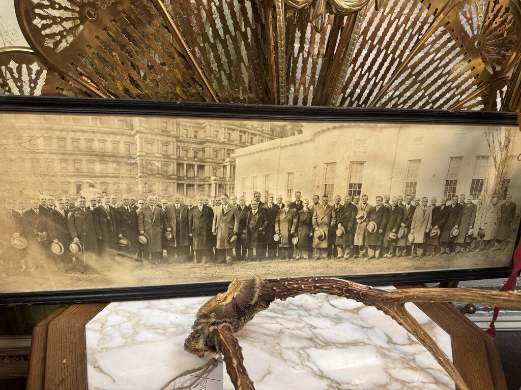 Framed Photograph of 1931 IRS (11"x33.5") W1719