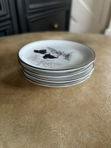Vintage Stonegate Butter Pat Set