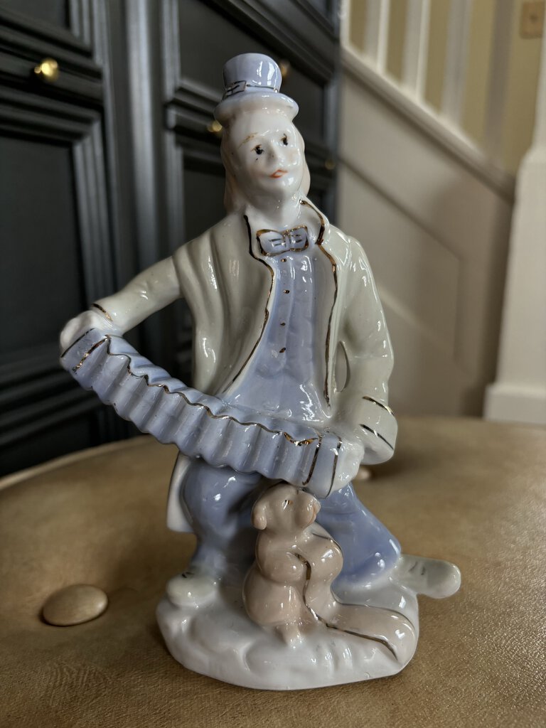 Vintage Ceramic Clown 7in