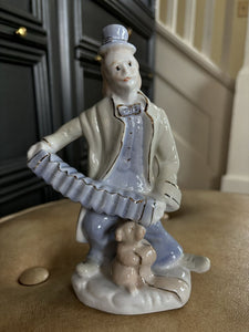 Vintage Ceramic Clown 7in