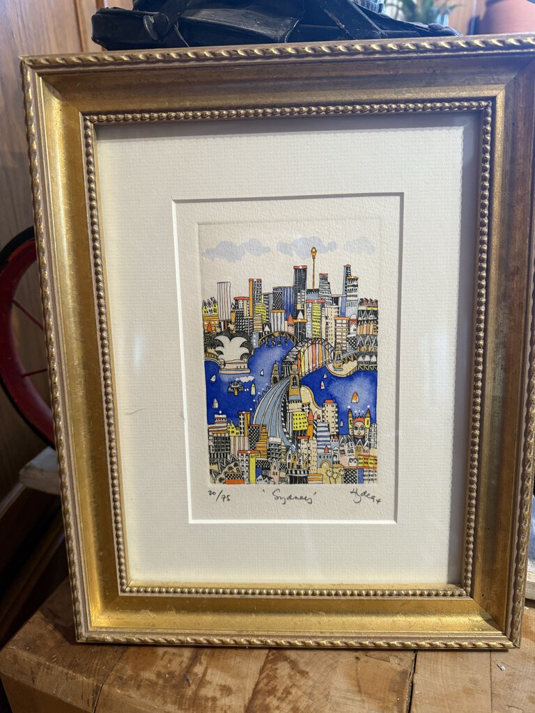 Limited edition signedlithograph "Sydney" (20/75)