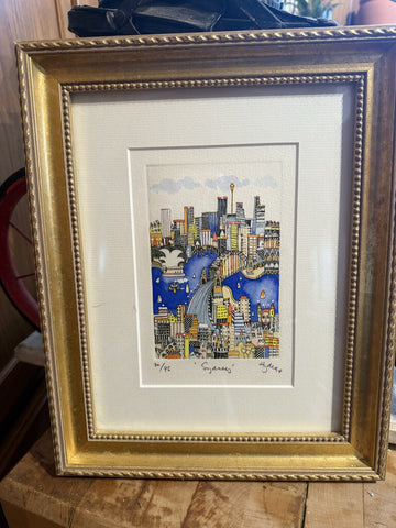 Limited edition signedlithograph "Sydney" (20/75)