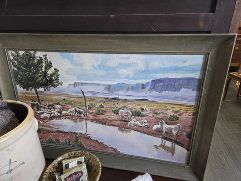 Pastoral painting 23 x 35