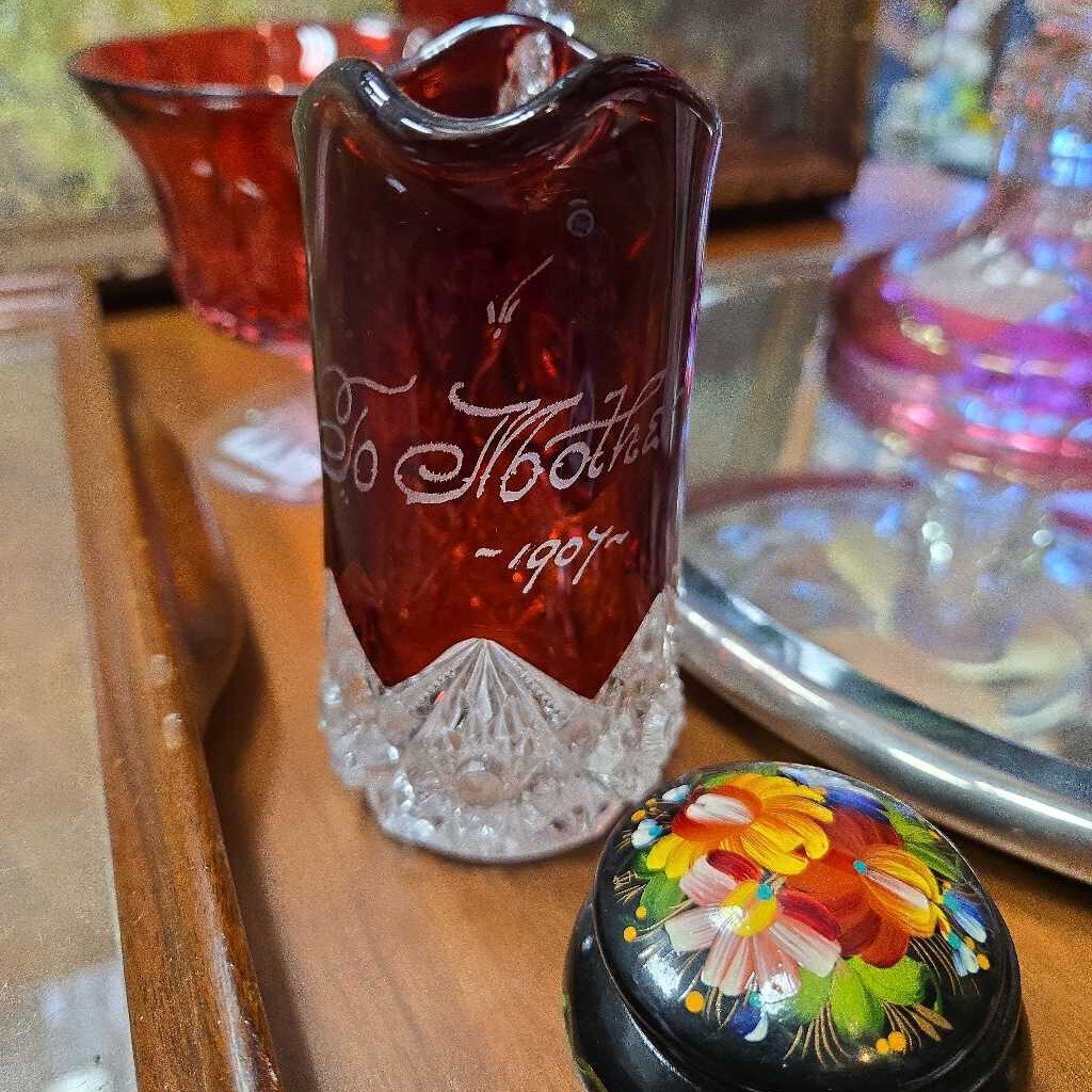 1907 Pitcher "Mother" 4.5 tall