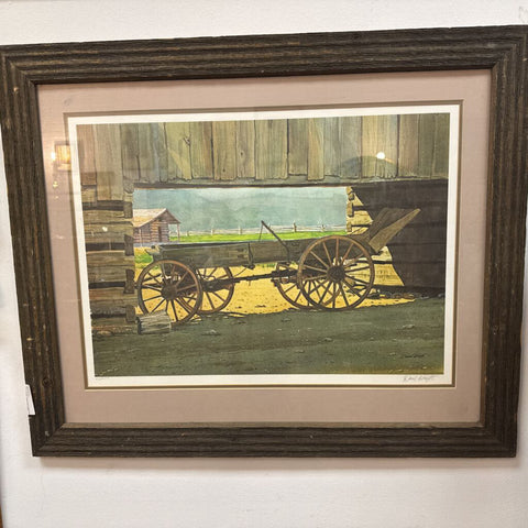 David Wright signed and numbered print(451/2500)