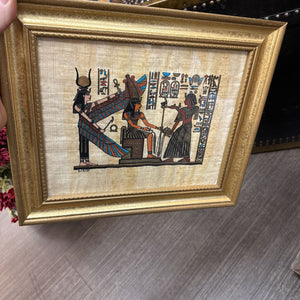 Egyptian papyrus painting