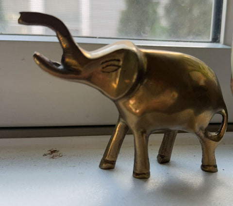 Brass Elephant 2.5" x 4" W1735