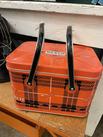 Jens Fresh Vintage ~Rare Vintage Nesco Charcoal Grill tin .