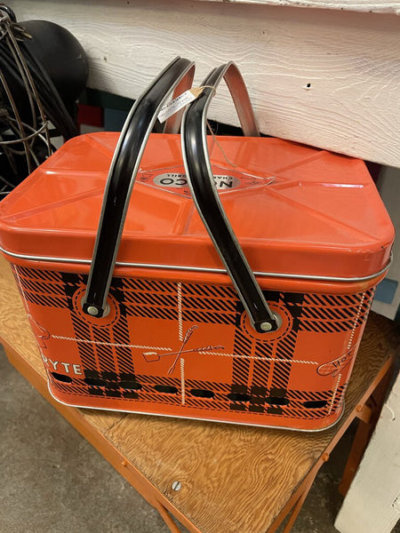Jens Fresh Vintage ~Rare Vintage Nesco Charcoal Grill tin .