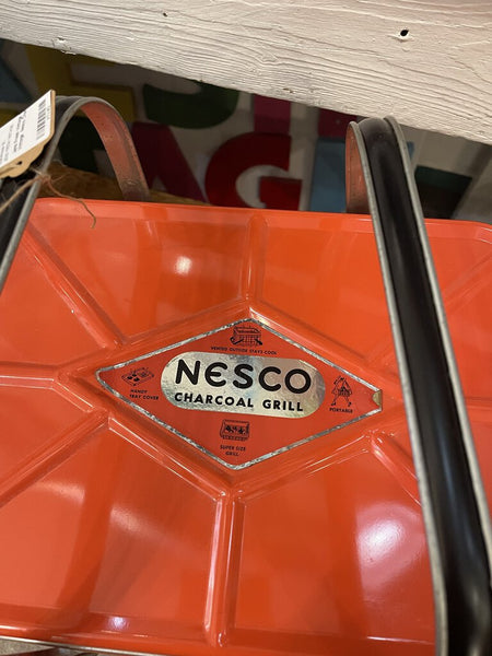 Jens Fresh Vintage ~Rare Vintage Nesco Charcoal Grill tin .