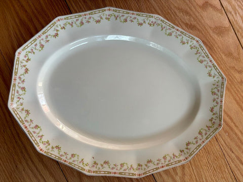 Antique 20's Johnson Bros Platter 14x11