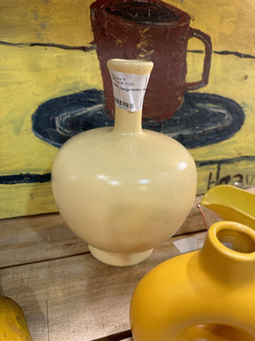 Yellow haegar pottery vase