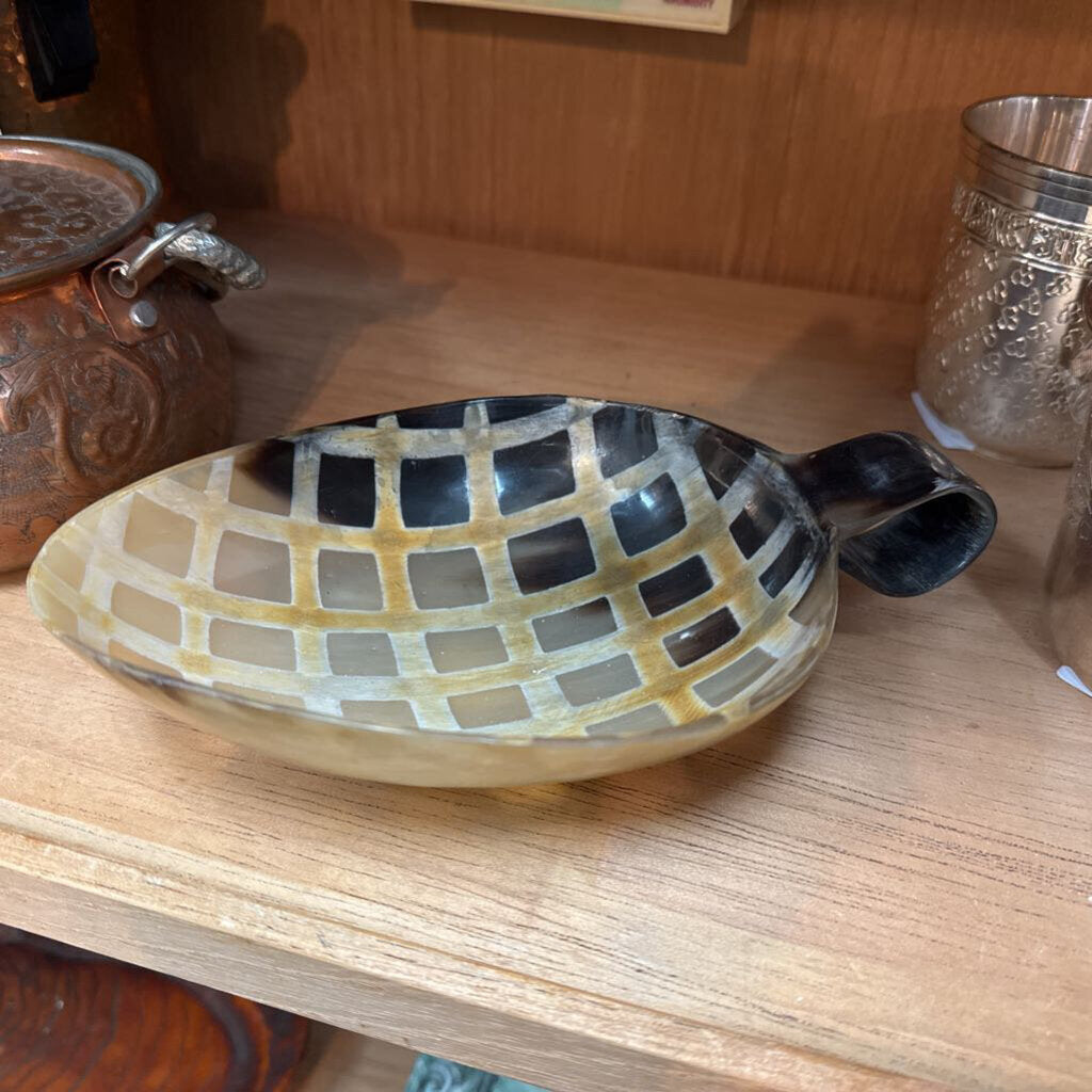 Buffalo horn bowl