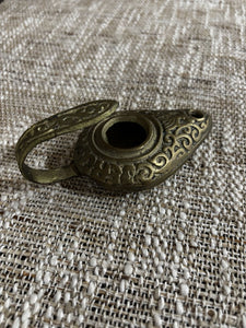 Vintage Brass Oil Lamp
