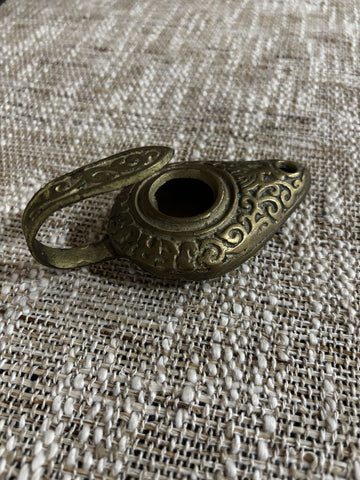 Vintage Brass Oil Lamp