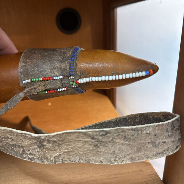 Vintage Maasai Drinking Gourd, some small cracks
