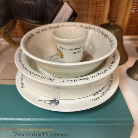 Set of 4 Beatrix Potter Wedgwood Dish Set W1749