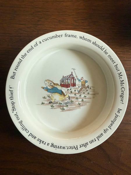 Set of 4 Beatrix Potter Wedgwood Dish Set W1749