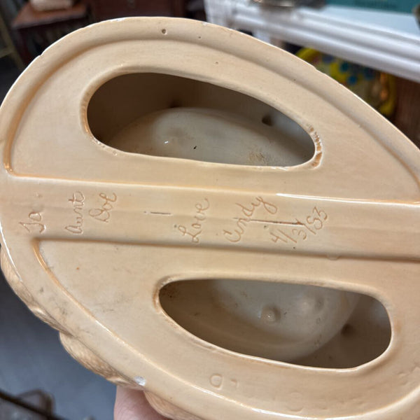 Yellow Goose Ceramic Dish 5.5"x 8.5" W1760