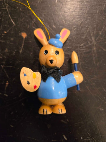 Wood bunny 3" tall