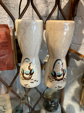 Vintage Bird S&P Shakers~ 2.25" w x 6" t