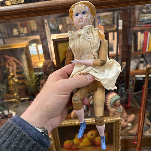 Folk Art Wooden Doll