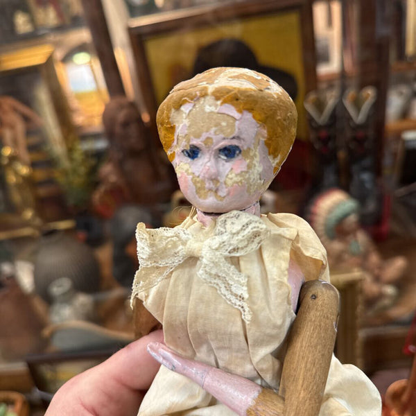 Folk Art Wooden Doll