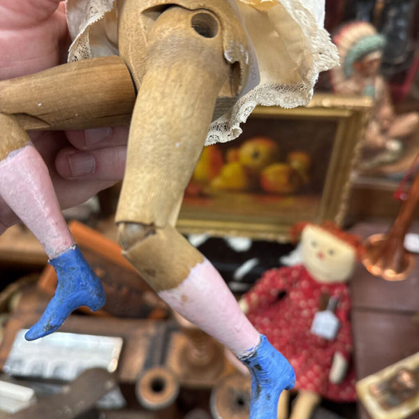 Folk Art Wooden Doll